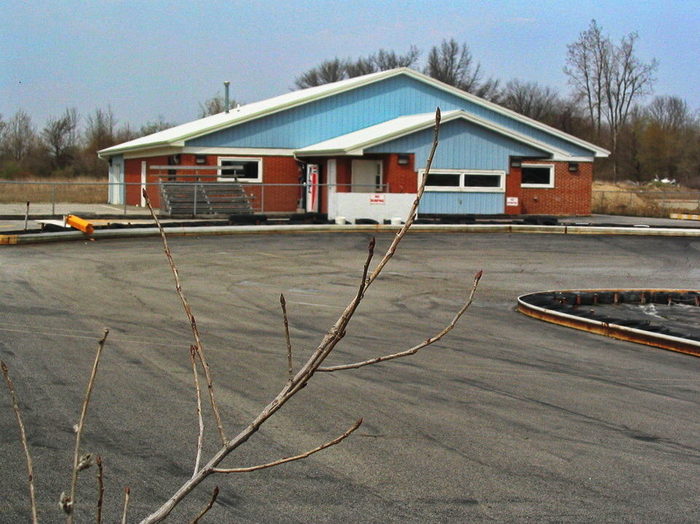 Sky Drive-In Theatre - April 2003 Photo Modified Snack Bar (newer photo)